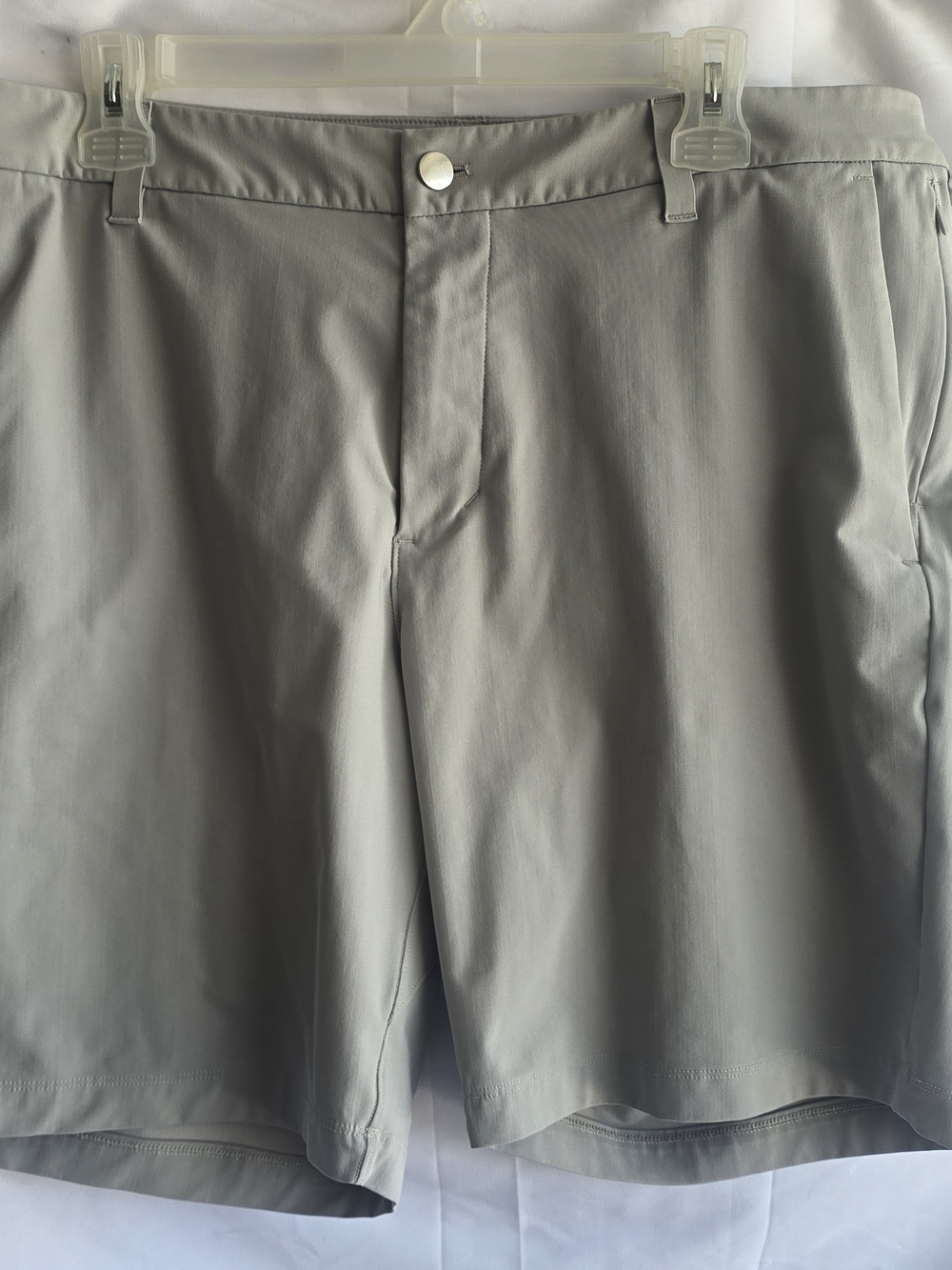 Lululemon ABC Classic Fit Performance Gray Shorts, Men's 36" X 8.5"
